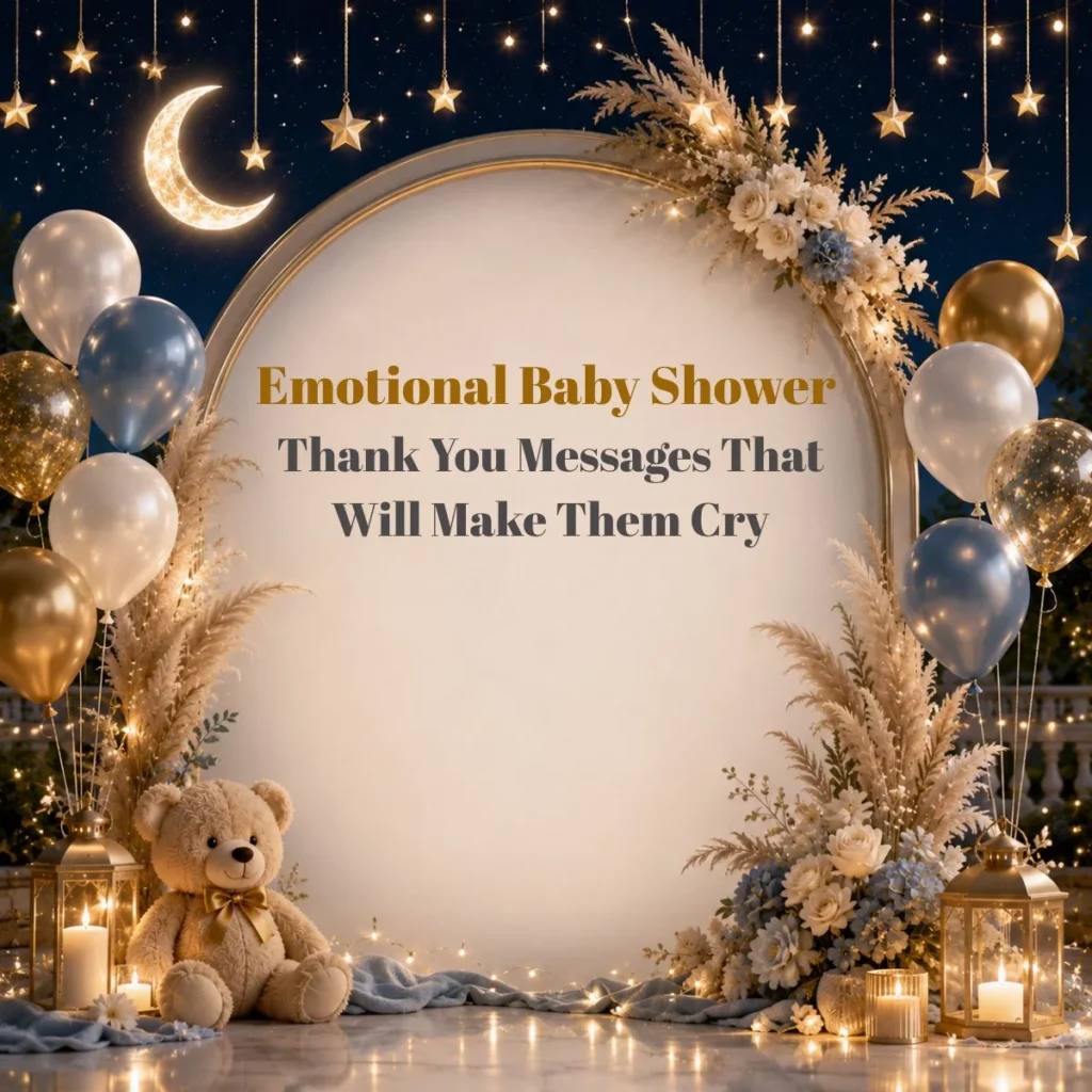 Emotional Baby Shower Thank You Messages That Will Make Them Cry