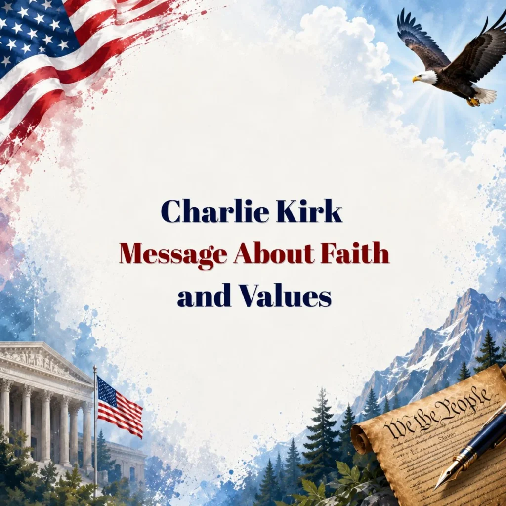 Charlie Kirk Message About Faith and Values