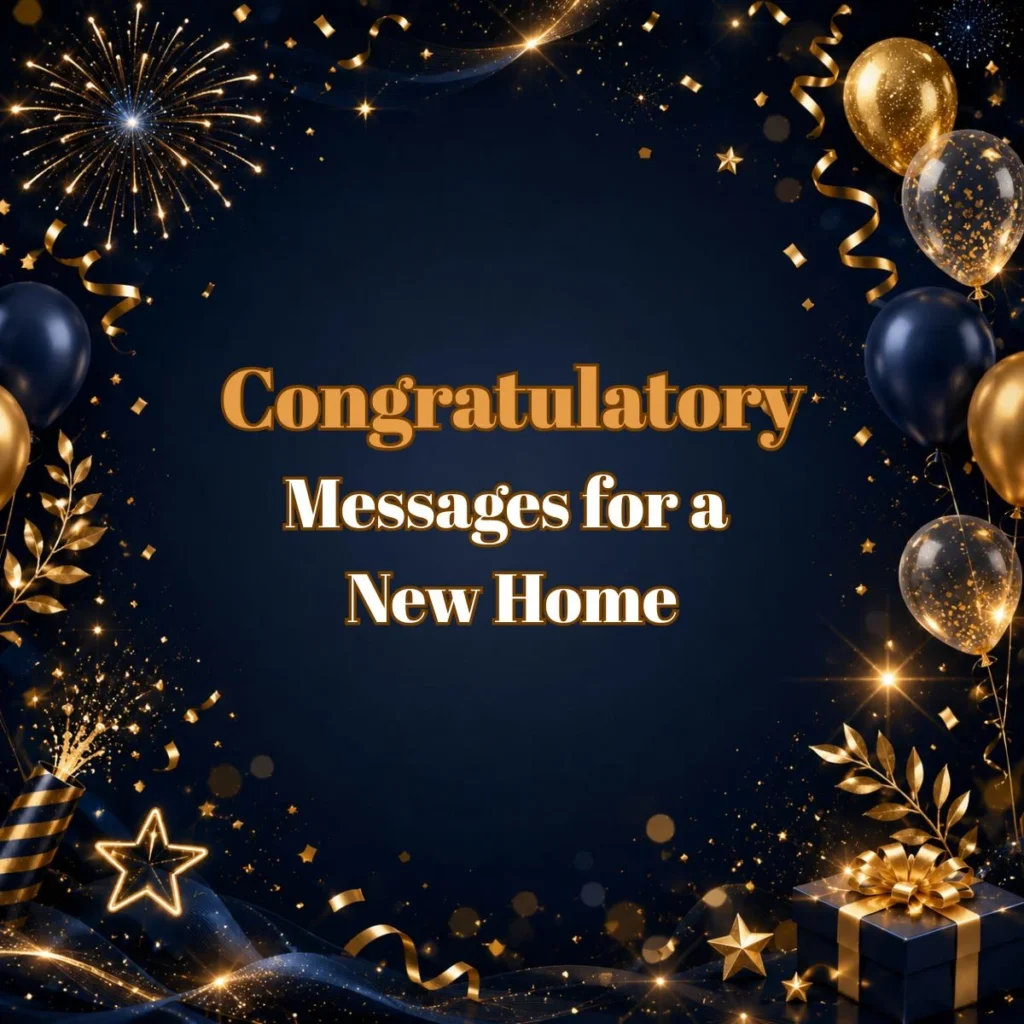 Congratulatory Messages for a New Home