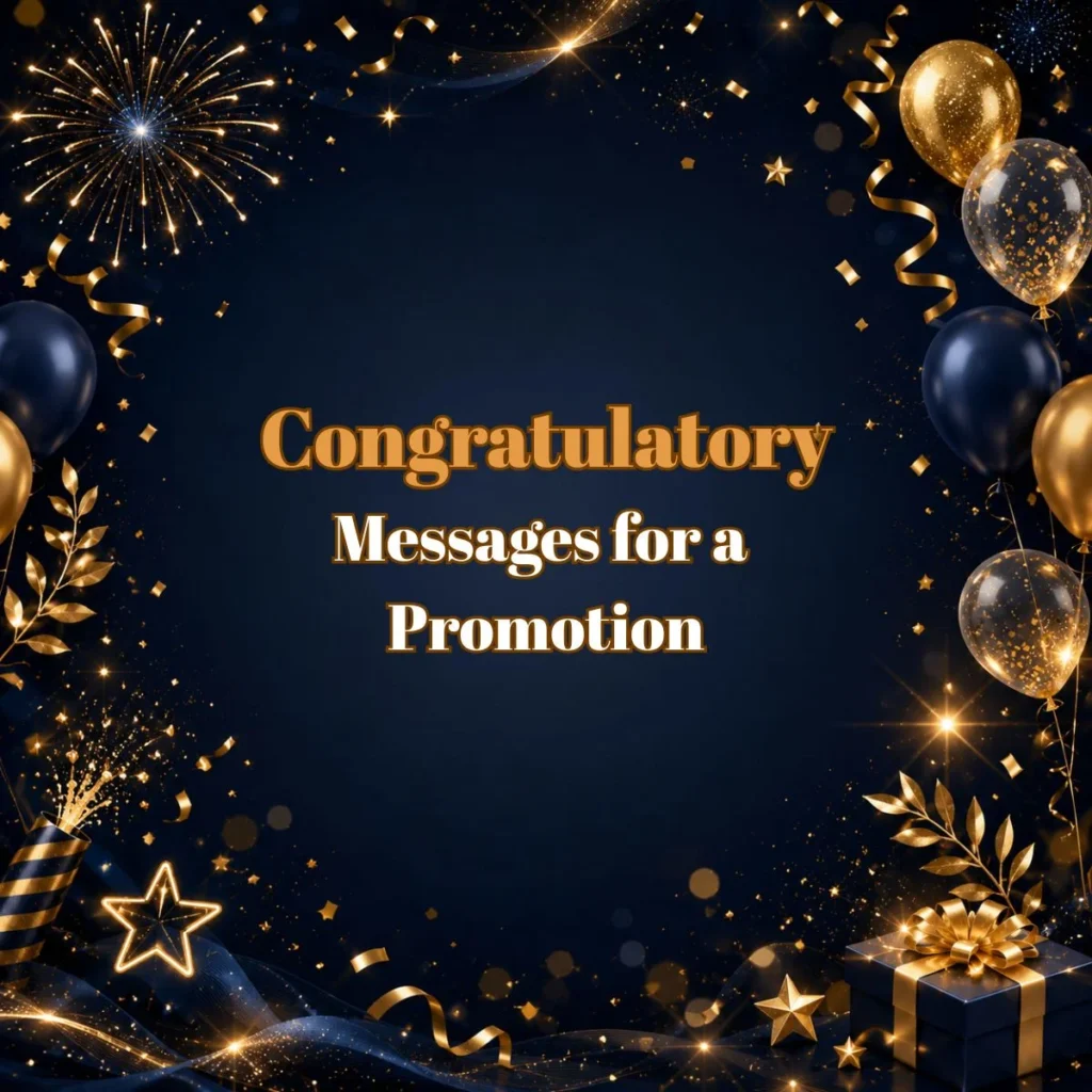 Congratulatory Messages for a Promotion