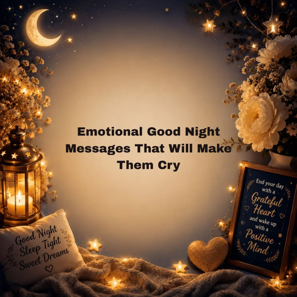 Emotional Good Night Messages That Will Make Them Cry