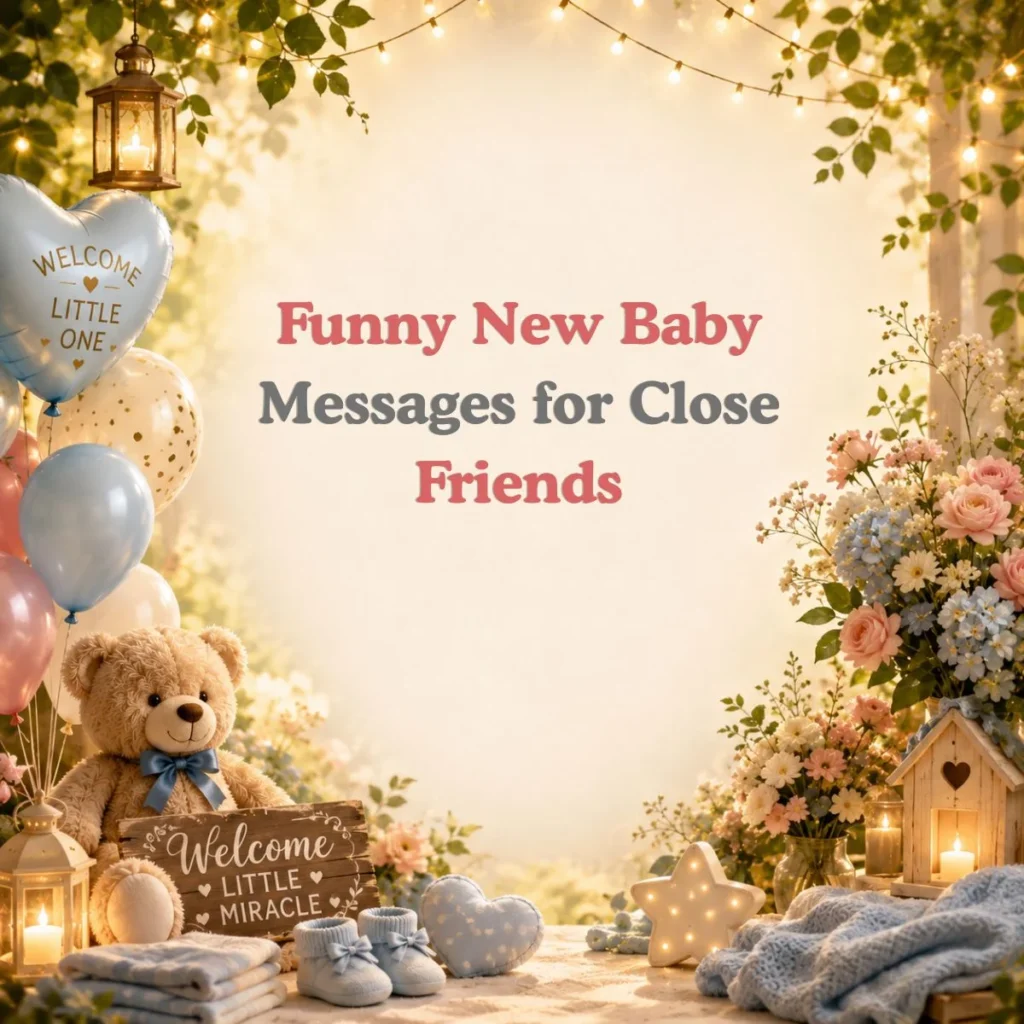 Funny New Baby Messages for Close Friends