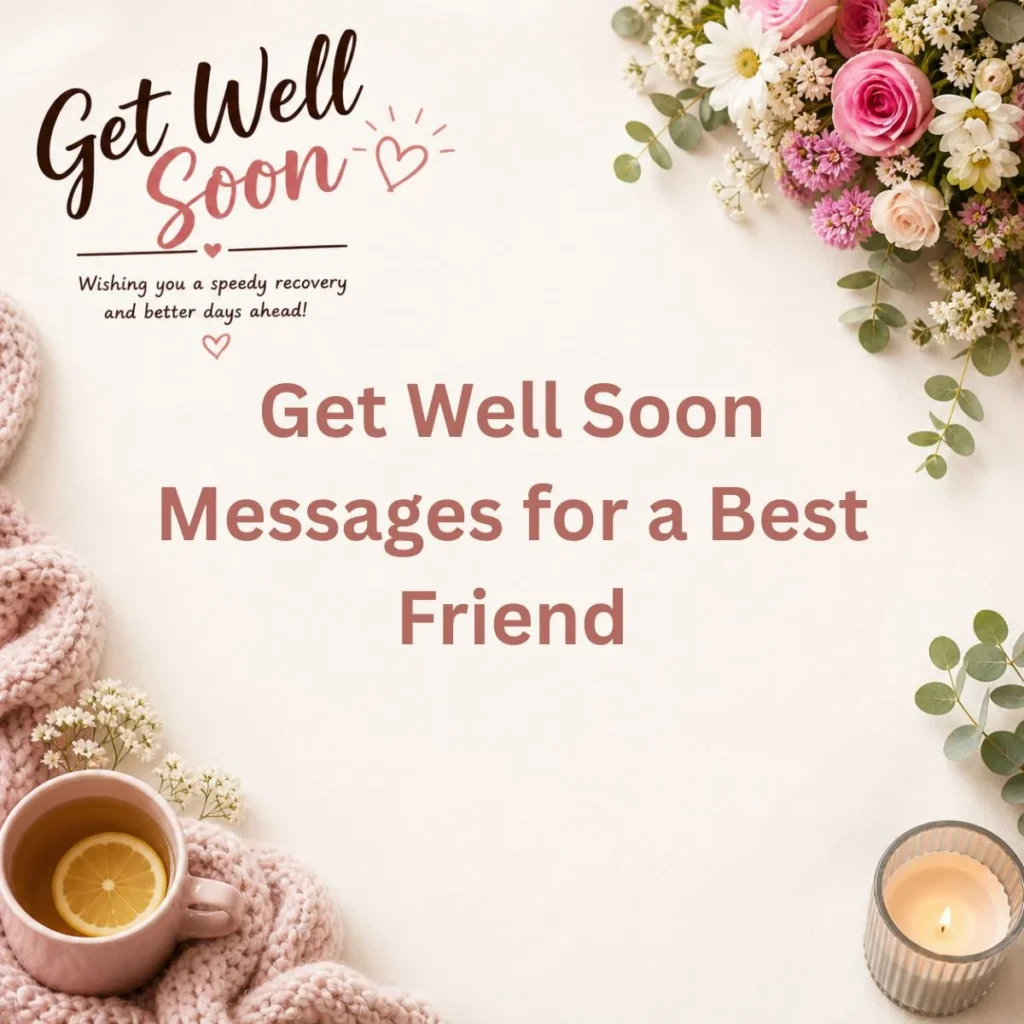 Get Well Soon Messages for a Best Friend