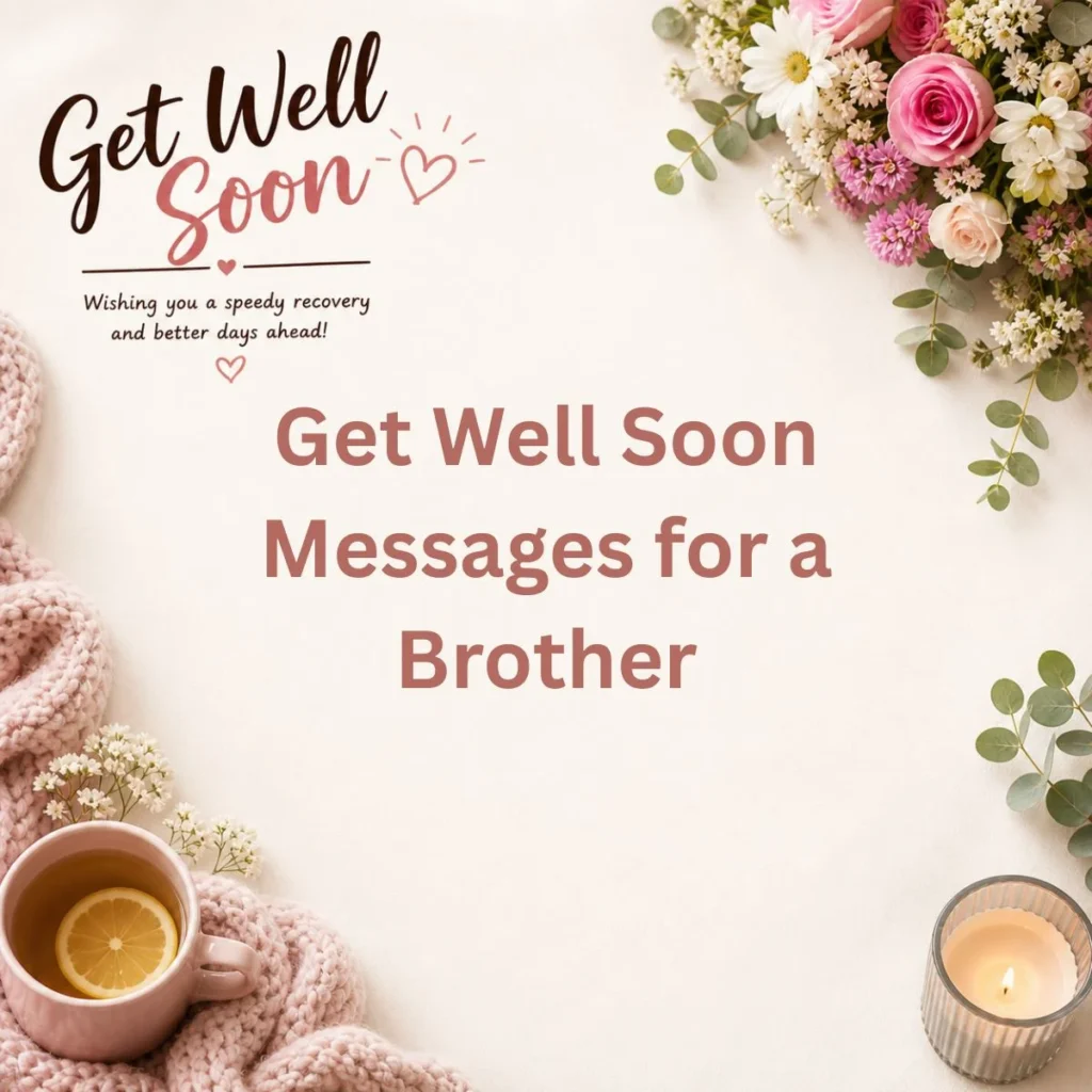 Get Well Soon Messages for a Brother