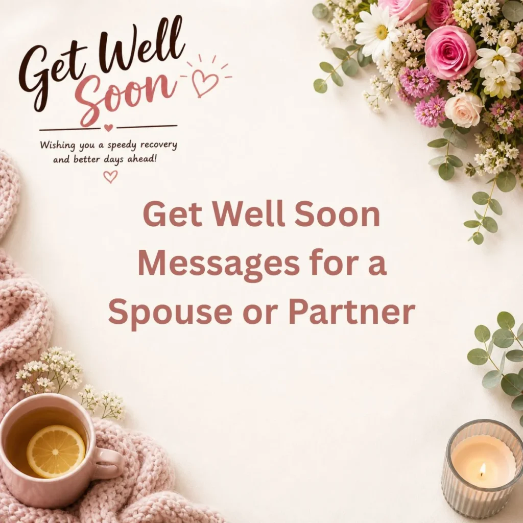 Get Well Soon Messages for a Spouse or Partner