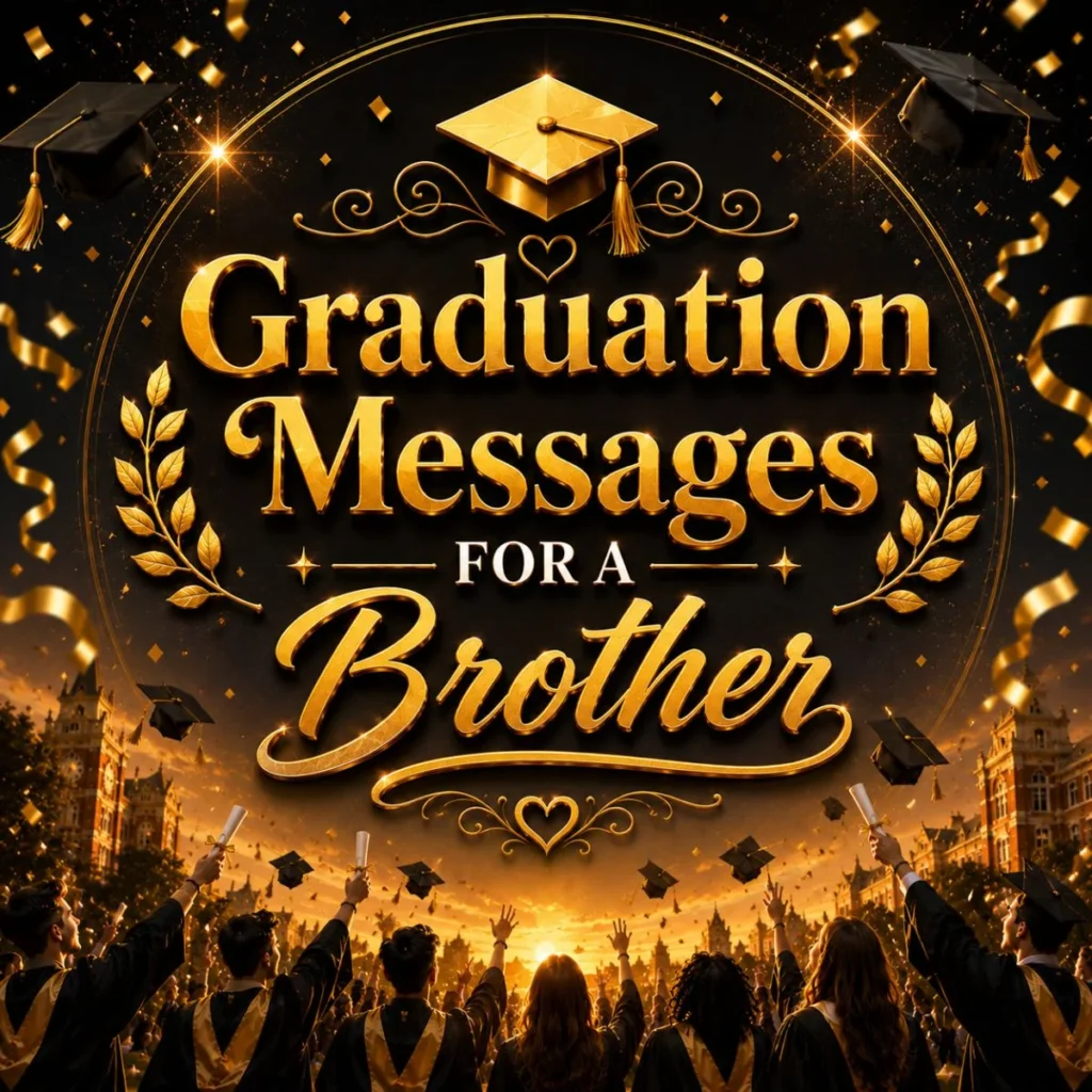Graduation Messages for a Brother