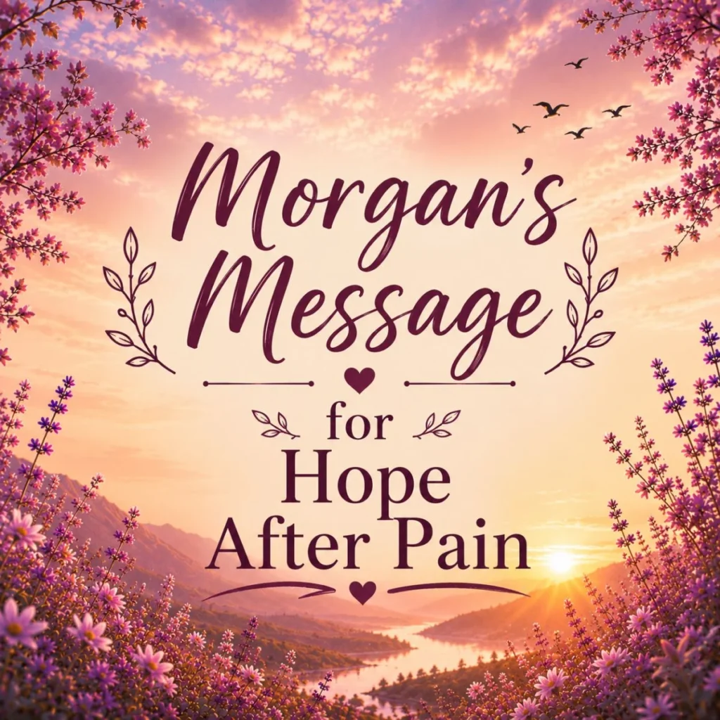 Morgan's Message for Hope After Pain