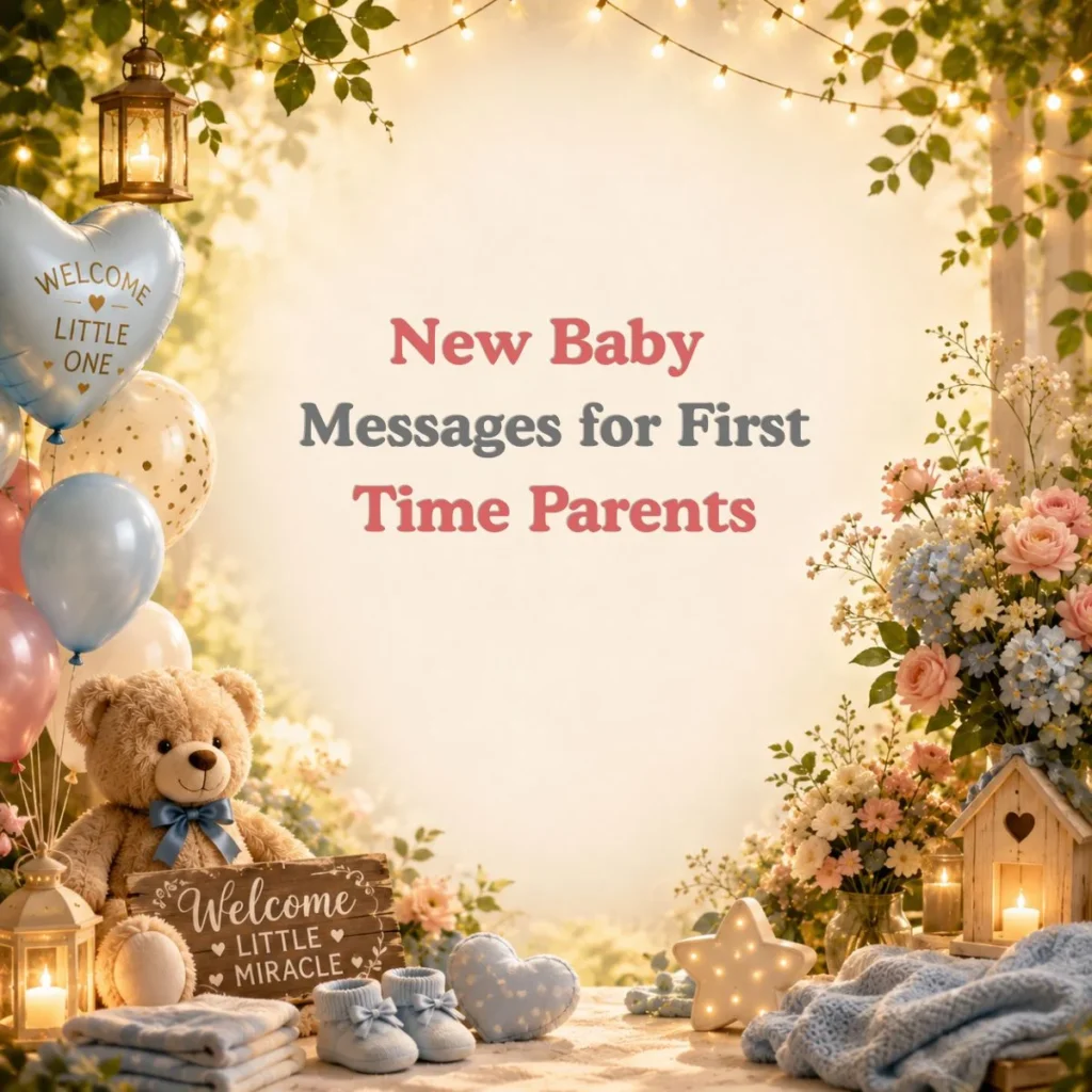 New Baby Messages for First Time Parents
