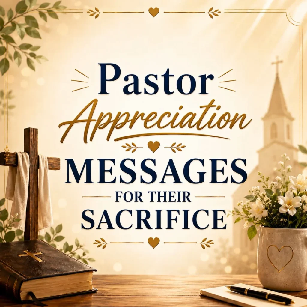 Pastor Appreciation Messages for Their Sacrifice