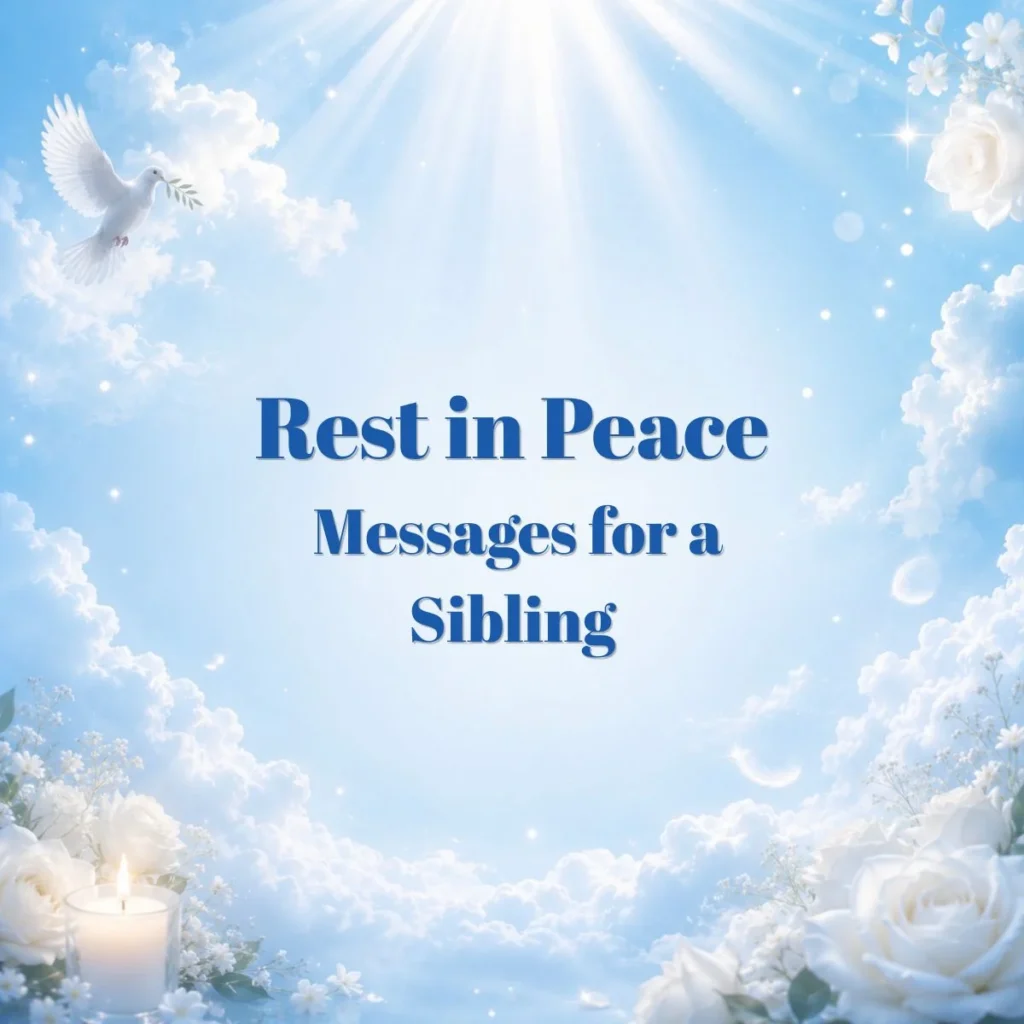 Rest in Peace Messages for a Sibling