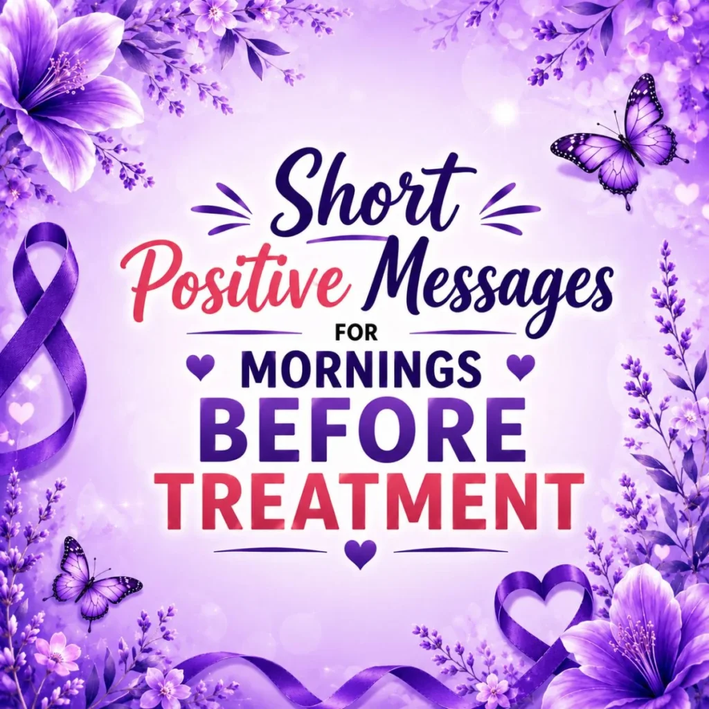 Short Positive Messages for Mornings Before Treatment