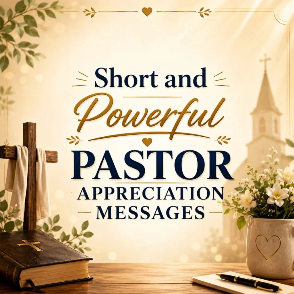 Short and Powerful Pastor Appreciation Messages