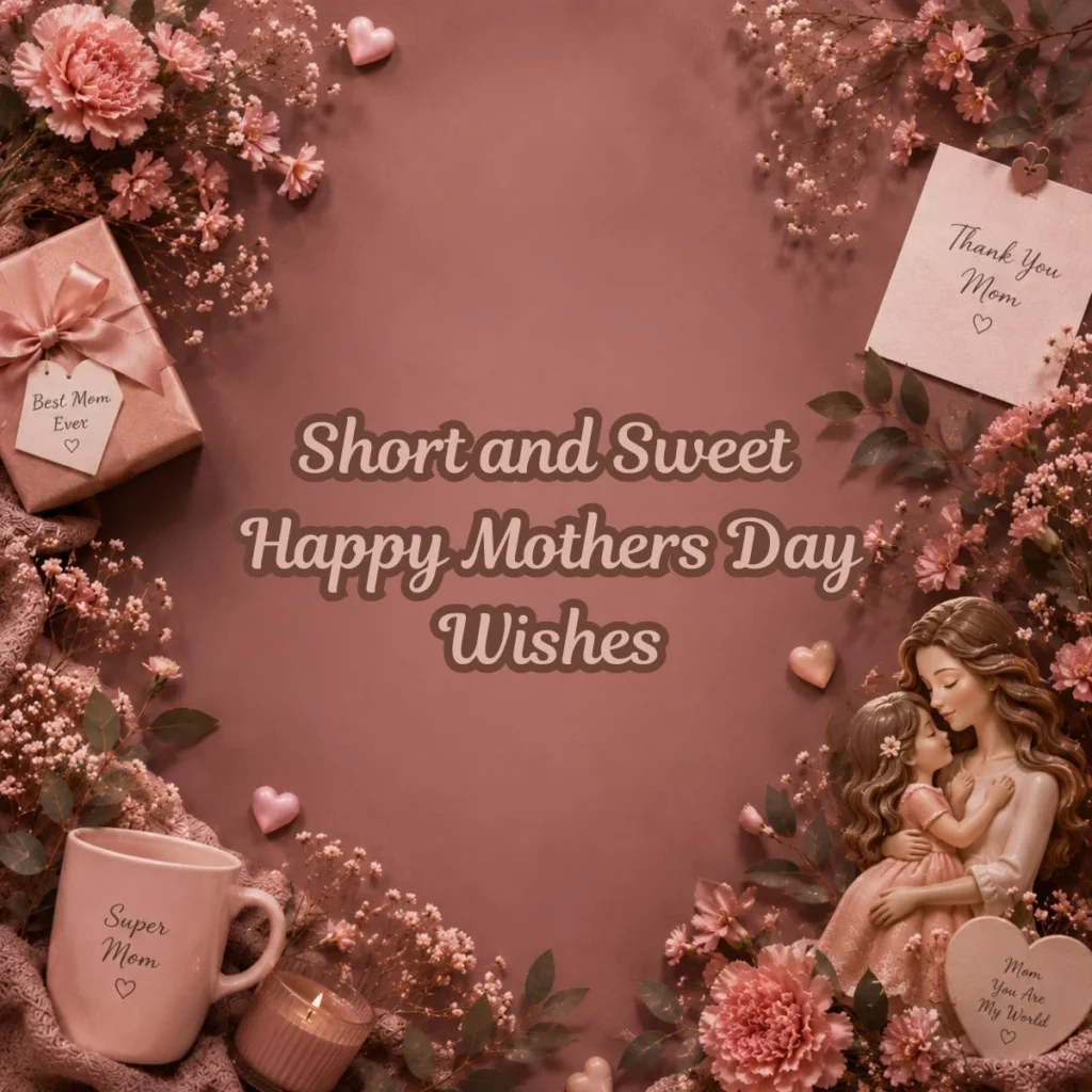 Short and Sweet Happy Mothers Day Wishes