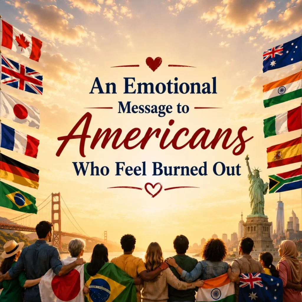 An Emotional Message to Americans Who Feel Burned Out