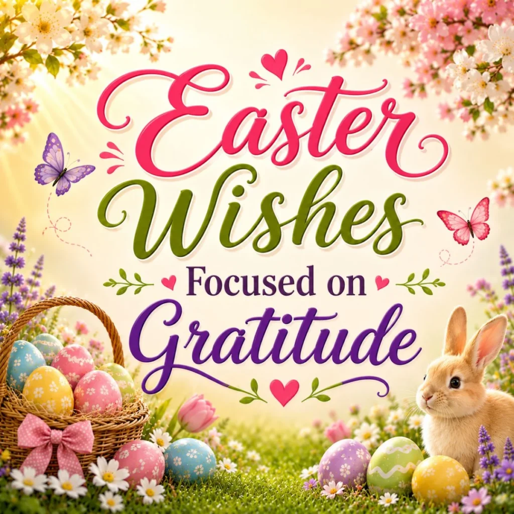 Easter Wishes Focused on Gratitude
