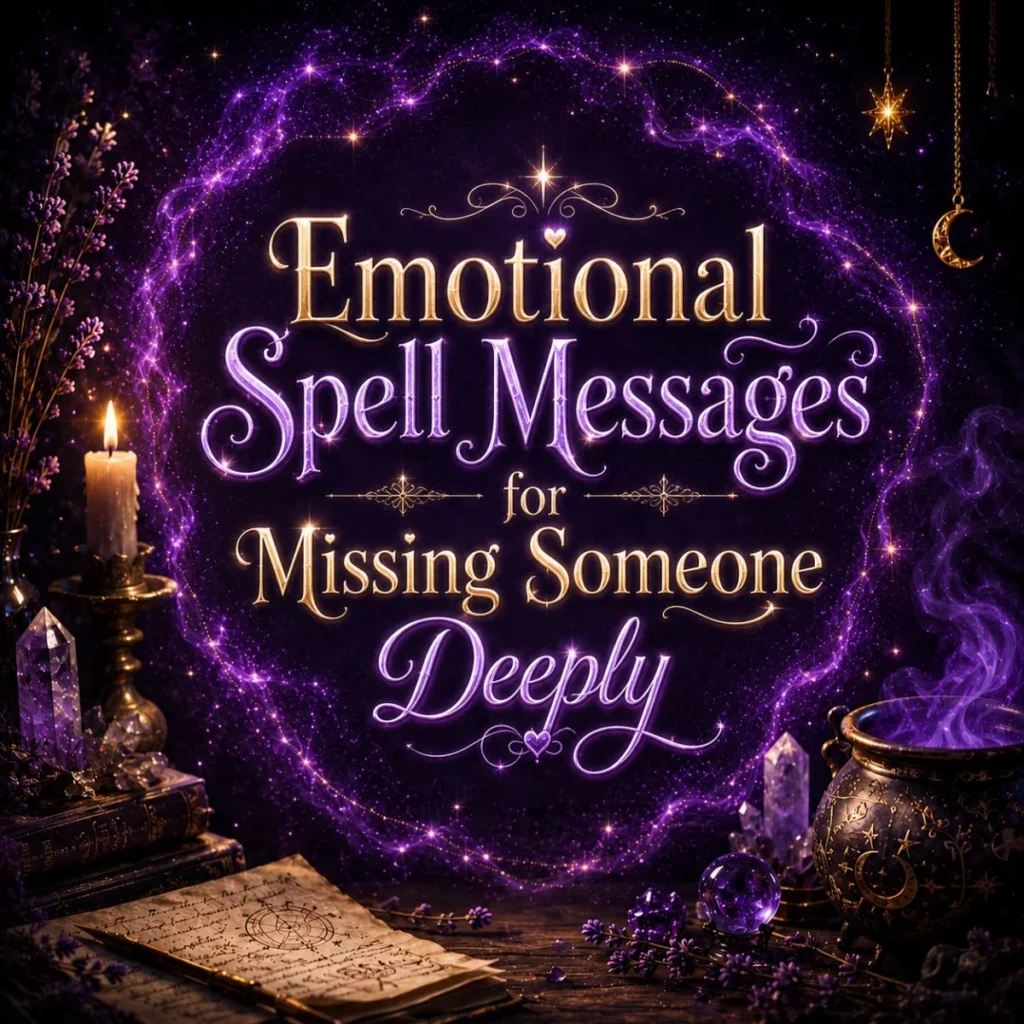 Emotional Spell Messages for Missing Someone Deeply