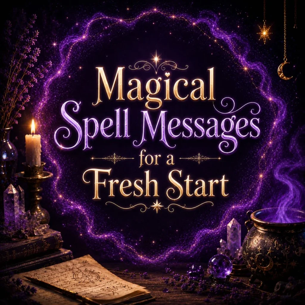 Magical Spell Messages for a Fresh Start