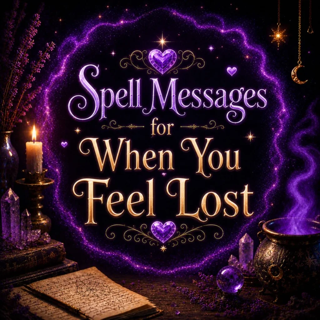 Spell Messages for When You Feel Lost