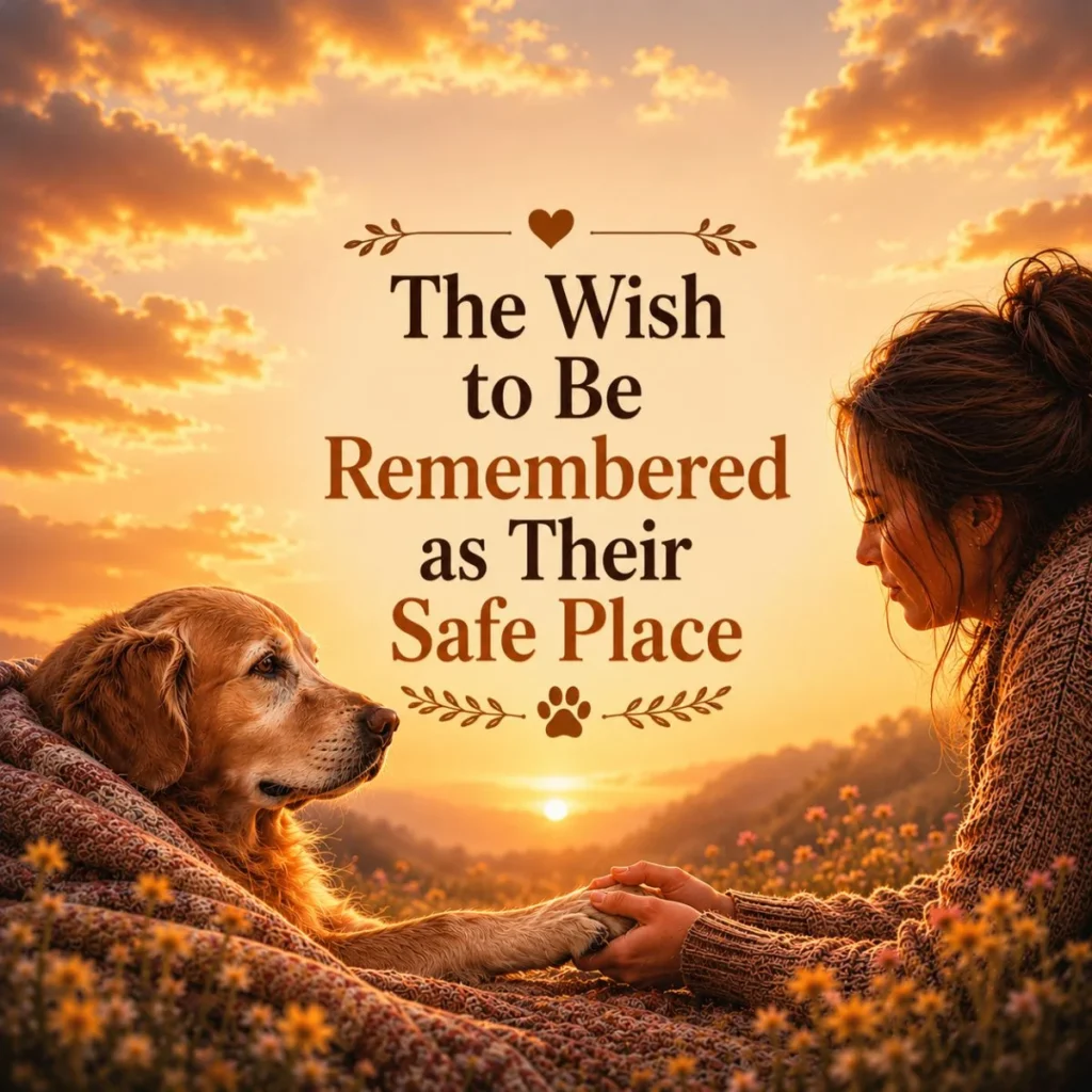 The Wish to Be Remembered as Their Safe Place