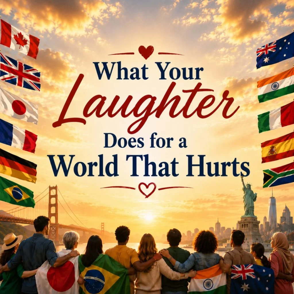 What Your Laughter Does for a World That Hurts