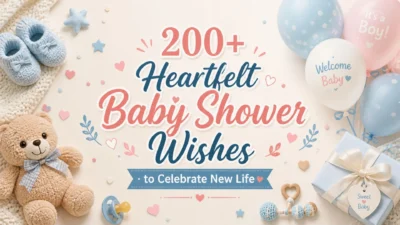 200+ Heartfelt Baby Shower Wishes to Celebrate New Life
