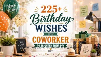225+ Birthday Wishes for Coworker to Brighten Their Day