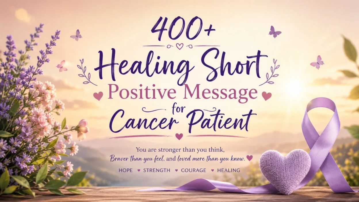 400+ Healing Short Positive Message for Cancer Patient
