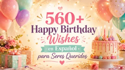 560+ Happy Birthday Wishes in Spanish for Loved Ones