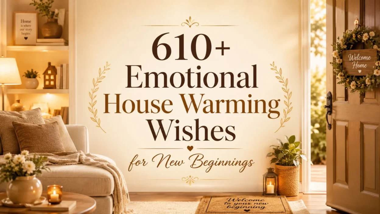 610+ Emotional House Warming Wishes for New Beginnings