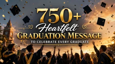 750+ Heartfelt Graduation Message to Celebrate Every Graduate