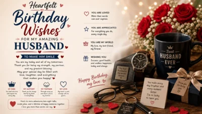 Heartfelt Birthday Wishes for Husband to Make Him Smile