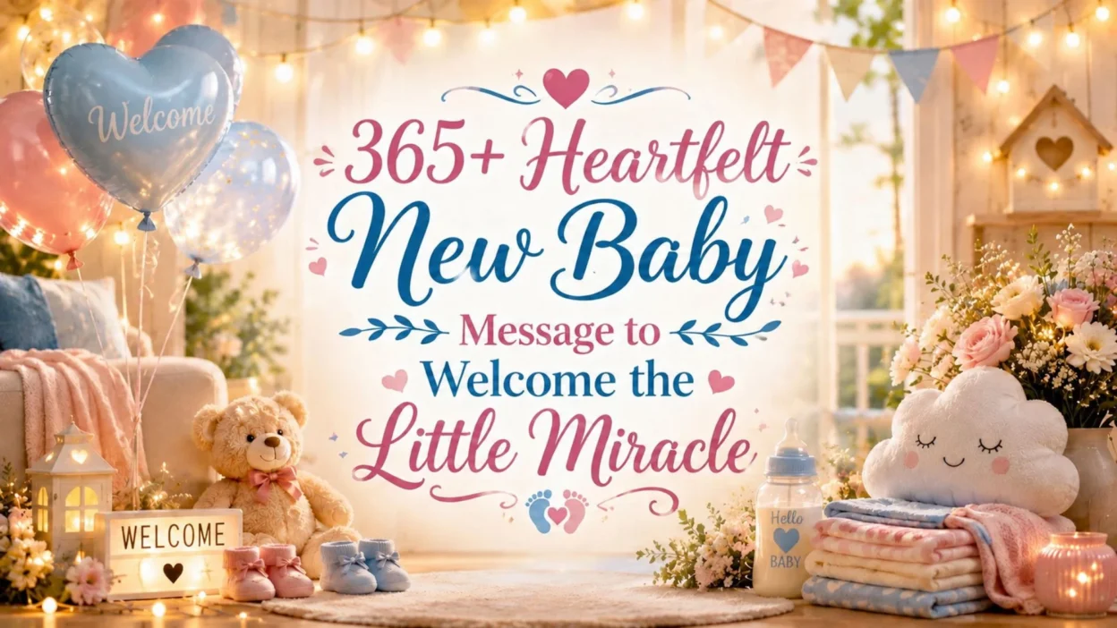 365+ Heartfelt New Baby Message to Welcome the Little Miracle