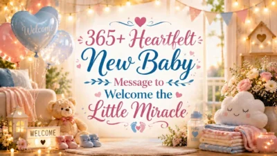365+ Heartfelt New Baby Message to Welcome the Little Miracle