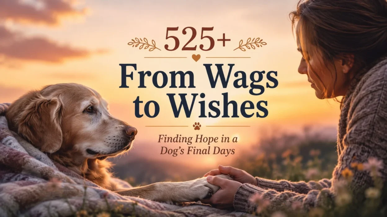 525+ From Wags to Wishes Finding Hope in a Dog’s Final Days