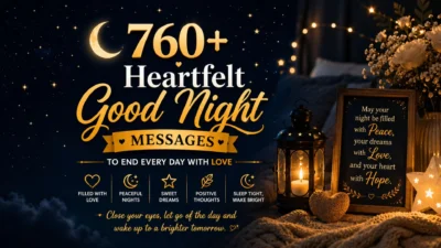760+ Heartfelt Good Night Messages to End Every Day With Love