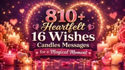 810+ Heartfelt 16 Wishes Candles Messages for a Magical Moment