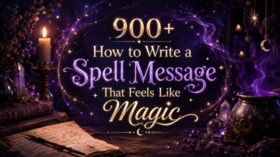900+ How to Write a Spell Message That Feels Like Magic