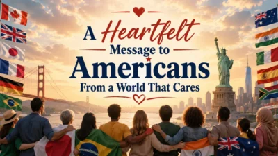 A Heartfelt Message to Americans From a World That Cares