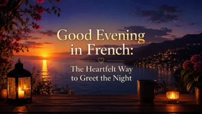 Good Evening in French The Heartfelt Way to Greet the Night