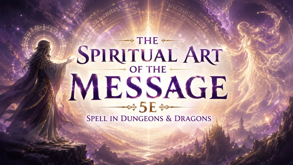 The Spiritual Art of the Message 5e Spell in Dungeons & Dragons
